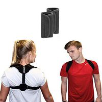 Uniqua Craft Premium Posture Corrector for Women & Men, Corrects Slouching, Relieves Upper Back & Shoulders Pain, Hunching & Bad Posture, Thoracic Kyphosis Brace - Bonus Underarm Pads