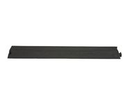 Elasco ED1010-BK Drop Over Cable Management, Single Channel, 4" Channel Width, 1" Channel Height, 36" x 10.5" x 1.5", 8850 lb. per Tire Load Capacity, Black