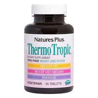 NaturesPlus Thermo Tropic - 100 mg Garcinia Cambogia, 90 Vegetarian Tablets - Weight Loss Support Supplement, Promotes Fat Loss, Boosts Metabolism & Energy - Gluten-Free - 45 Servings