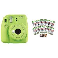 Fujifilm Instax Mini 9 Instant Camera Lime Green w/ Fujifilm 120 Film Pack