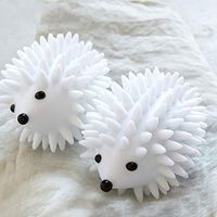 Liyes 2Pcs Hedgehog Drying Washing Machine Laundry Ball Anti winding Clean Tool supplies Drying Fabric Softener Alternative for Laundry, Clothes, Fabrics - Home Organization (2pcs)