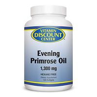 Vitamin Discount Center Evening Primrose Oil 1300mg, 120 Softgels