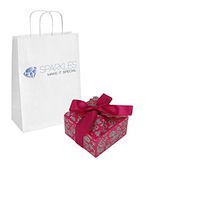 Sparkles Make It Special 50-pcs Small Ribbon Favor Candy Boxes Wedding Gift Candy Boxes Fuchsia