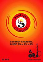 Sunlight Coconut Shell Charcoal Cubes - 72 Pieces