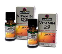 Natures Answer Platinum Vitamin D3 4000 IU Liquid Drop, 0.5 Ounce - 2 per case.