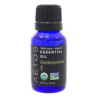 Aetos Organic Frankincense Oil, USDA Certified Organic Essential Oils, Non GMO, 100% Pure, Natural, Therapeutic Grade Essential Oil,Best Aromatherapy Scented-Oils for Home, Office, Personal Use - 3 Oz