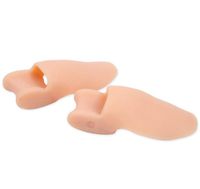 WGE Bunion Corrector,Foot Care Gel Toe Separator for Hallux Valgus (5 Pairs),Flesh