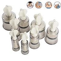 Vacuum Cupping Set Rotating Cupping Magnet Massage Hand-Type Magnetic Therapy Cupping Device Cupping Therapy Set 8Cups BPA Free Plastic 2019 Upgraded
