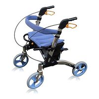 JJZXPJ Folding Rollator，Upwalker Adjustable Height Walkers for Seniors with Wide Seat and Brakes Rolling Walker Drive Walker fit for Disabled，The Elderly，Handicap