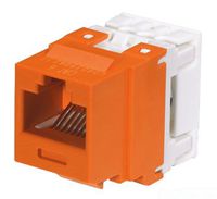 Panduit NK688MOR Category-6 8-Wire Jack Module, Orange