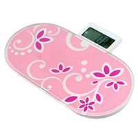DSA Trade Shop Digital Bathroom Scale 180 KG / 396 LBS Compact Portable Personal Weight Scale