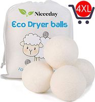 Wool Dryer Balls XL, Handmade Organic Dryer Balls Laundry Reusable Natural Fabric Softener, Dryer Sheets Alternative, 100% New Zealand Wool Extra-Large Dryer Ball,Reduce Wrinkles & Saves Drying Time