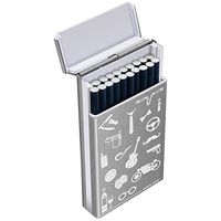 Padgene Women's Cigarette Box, Holds 20 Thin Cigarettes Case Box Automatic Shells Portable Cigarette Holder for Ladies Women's Gift