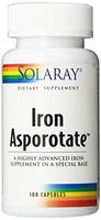 Solaray Iron Asporotate Capsules, 18mg, 100 Count