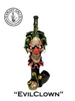 Handmade Tobacco Pipe Art Collectible Smoke Functional"EvilClown" Collection