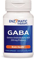 Enzymatic Therapy GABA, Gamma-Aminobutyric Acid 250 mg Potency, 60 VCaps