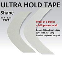 Ultra Hold Adhesive Support Tape Shape "AA" 3-PAKS =108PCS