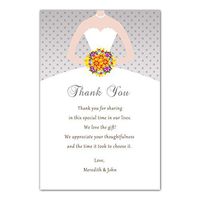 30 Thank You Cards Notes Spring Bridal Shower Cards + 30 White Envelopes