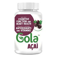 Gola Acai Berry Extract Supplement in Vegan Capsules 60 caps 500mg, Metabolism Booster, Antioxidant, Source of Vitamins Product from Brazil
