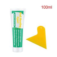 YAMY Wall Repair Putty,Wall Repair Cream,Wall Mending Agent,Magic White Latex Paint Wall Surface Repair Peeling Graffiti Hole Plaster,Waterproof,Non-Toxic & Formaldehyde Free (100ML + 1x Scraper)