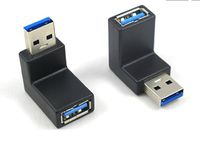 High speed USB 3.0 Male A To Right Angle getting A Adapter