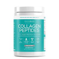 Collagen Protein Peptide Hydrolyzed Powder Collagen 10g (16oz)| Grass Fed Whey Beef Collagen I,II| Sugar, Hormone Free| Gluten Free (Unflavored)