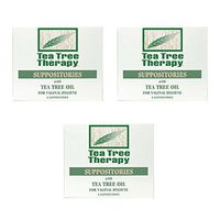 Tea Tree Suppository Tea Tree Therapy (3-Pack of 6)