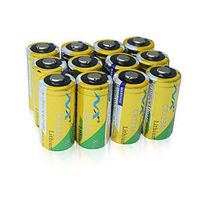 CR123A Lithium Battery 3V 12 Pack, CR123A 1500mAh for Polaroid, Flashlight, Laser Aiming and Ranging Instrument Microphones Non-Rechargeable 3V Lithium Battery, 1500mAh Each [Can not be recharged]