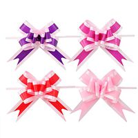 STOBOK 40Pcs Pull Bows for Gift Wrapping, Ribbon Pull Bowknots for Wedding Car Banquet Party