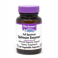 BlueBonnet Full Spectrum Optimum Enzymes Vegetarian Capsules, 60 Count