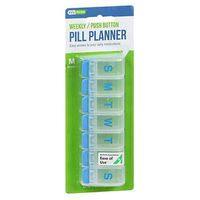 Ezy-Dose 7-Day Pill Reminder, Medium 1 each by Ezy-Dose (Pack of 2)