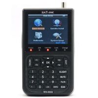 SATLINK WS-6908 DVB-S FTA Digital Signal Meter Satellite TV Receiver 3.5Inch LCD QPSK