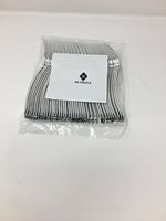 Mr. Miracle Plastic Forks in Silver Color. 50 Pack