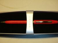 Cross Century ll Cinnabar Red Pencil with 23 kt Appointments Made in USA