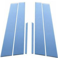 Fits Cadillac Fleetwood 1993-1996 Stainless Steel Chrome Pillar Posts Trim 6PCS