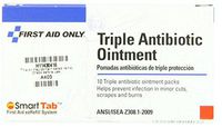 First Aid Only Triple Antibiotic Ointment Pack, 0.5 Gram, 10-Count