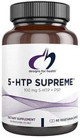 Designs for Health 5-HTP 100mg Capsules with Vitamin B6 (P-5-P) - 5-HTP Supreme (60 Capsules)
