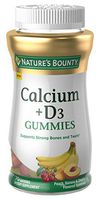 Nature's Bounty Calcium, 70 Count, Fruit Flavored Gummy Vitamin Supplements for Adults