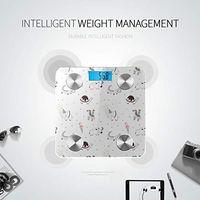Bluetooth Smart Weight Digital Scale Cartoon Cute Creative Animal Rhinoceros Scales Weight Body Fat Composition Monitor Analyzer with Smartphone App for Body Management-396 Lbs