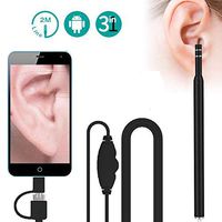 Otoscope Wireless WiFi Visual Ear Cleaner Earpick Endoscope 5.5mm Lens Earwax Cleaning Spoon Remover for iPhone and Android Smartphone, Mac and PC