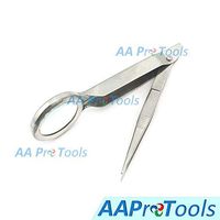AAProTools Magnifying Glass Tweezers/Forceps 9.5cm Long for Smallest Particales