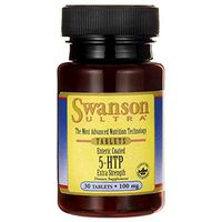 Swanson Amino Acid 5-Htp Enteric Coated Extra Strength 100 Milligrams 30 Tabs