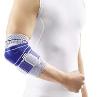 Bauerfeind - EpiTrain - Elbow Support - Targeted Compression for Chronic Elbow Pain - Size 3 - Color Titanium