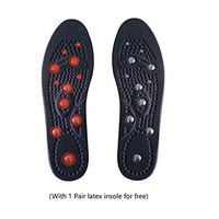 Massaging Insoles Magnetic Massage Insoles for Women and Men Health Foot Magnetic Therapy Magnet Acupressure Shoe Boots Pads (US Women 4~10/Man 6.5~9))