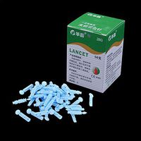 Shantan Blood Lancet Needles 100pcs Sterile Lancets 28G Disposable Sterility Collection Fleam Drain Pen