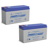 PS-1290 12V 9AH SLA Wheelchair Battery F1 Terminal - 2 Pack