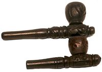 Terrapin Trading Ltd Thailand Real Wooden Carved Pocket Smoking Pipe Choose 8cm or 10cm