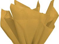 Antique Gold Art DIY Crafts Tissue Paper for Gift Wrapping 20"X26" 5 Sheets