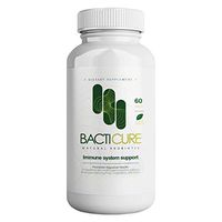 Bacticure, Natural Product, Set of 1 Bottle, Total per Bottle 60 Capsules, Vegetarian Capsules, Immune System Support, Patented Formula, Original Product