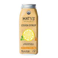 Matys Organic Cough Syrup, 6 Fluid Ounce, Soothes Throats & Calms Dry Coughs with Organic Honey and Immune Boosting Ingredients, Helps Ease Common Cold Symptoms, 6 Ounce